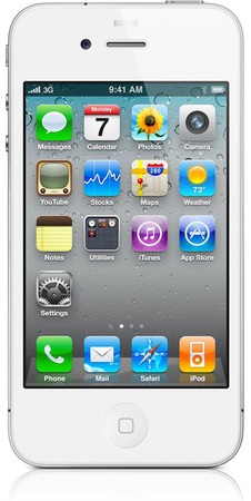 Смартфон APPLE iPhone 4 8GB White - Луга